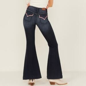 Shyanne Women's Mr. Flare Stars & Stripes Flare Jeans 27x34